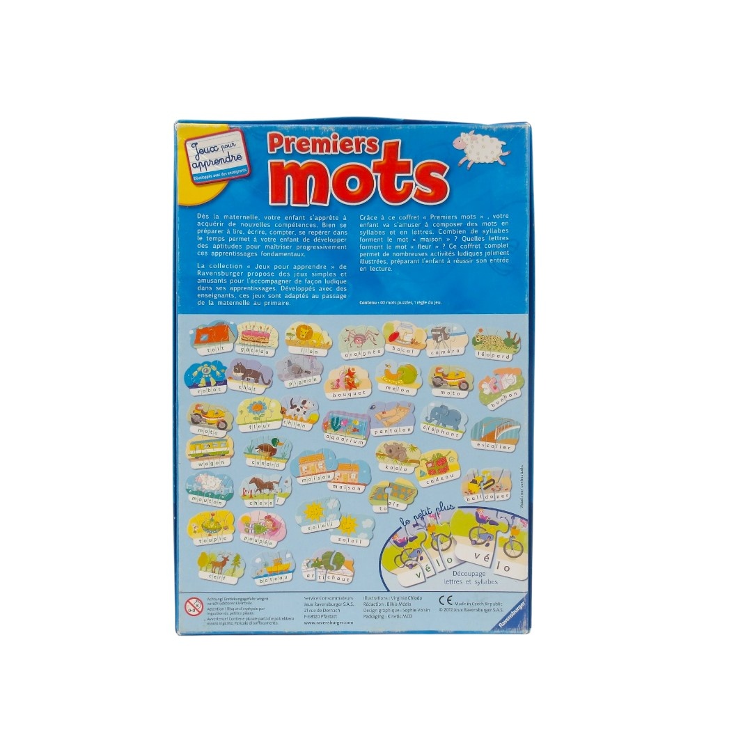 Voir photo 2 de Jeux pour apprendre - Premiers mots- Édition 2012 Jeux pour apprendre - Premiers mots- Édition 2012 Très bon état reconditionné photo 2