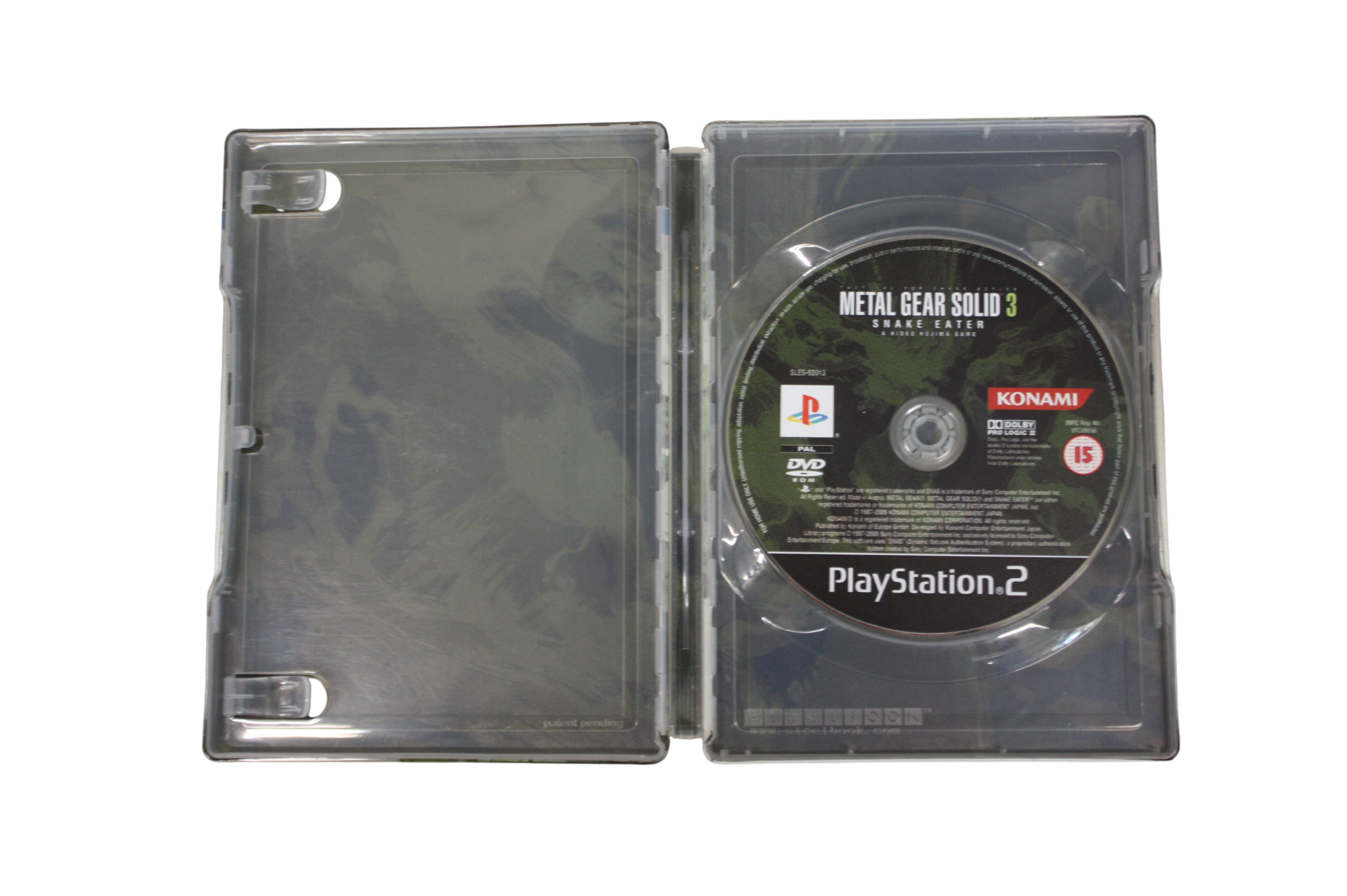 Voir photo 3 de Jeux PS2 Metal Gear Solid 3 Snake Eater Edition Métal Limitée Jeux PS2 Metal Gear Solid 3 Snake Eater Edition Métal Limitée reconditionné photo 3