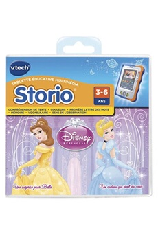Jeux Storio et Storio 2 Disney Princess Bon état - 19,95 € Jeux Storio et Storio 2 Disney Princess Bon état VTech reconditionné disponible sur Darty