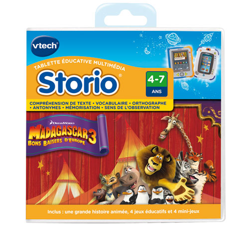 Jeux Storio et Storio 2 Vtech Madagascar 3 État correct - 19,99 € Jeux Storio et Storio 2 Vtech Madagascar 3 État correct reconditionné disponible sur Fnac