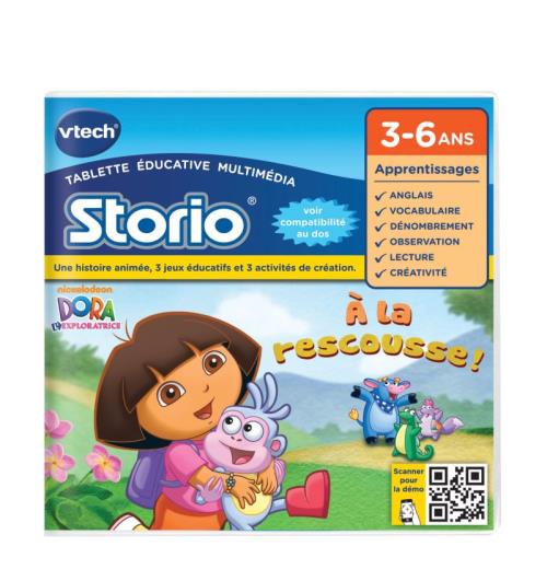Jeux Storio Vtech Dora État correct - 14,95 € Jeux Storio Vtech Dora État correct reconditionné disponible sur Fnac
