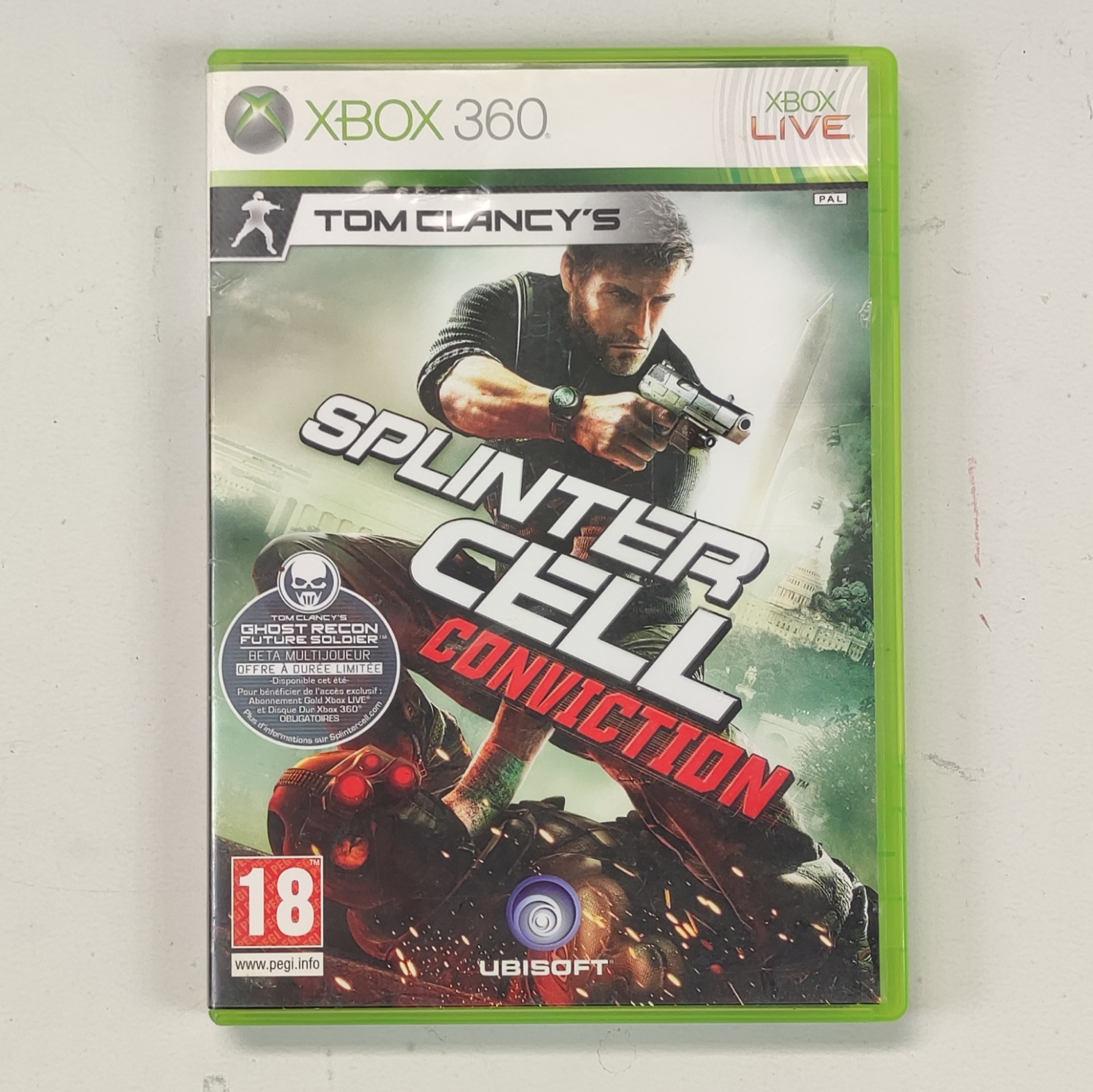 Jeux XBOX360 Splinter Cell Conviction Très bon état - 10,00 € Jeux XBOX360 Splinter Cell Conviction Très bon état reconditionné disponible sur Label Emmaüs