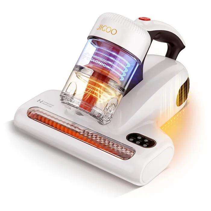 Jigoo j200 aspirateur aspirateur de matelas avec double tasse intégrée aspiration 13kpa lampe UV 60 ℃ vent chaud affichage LED Reconditionné N/A reconditionné disponible sur Cdiscount Seconde Vie