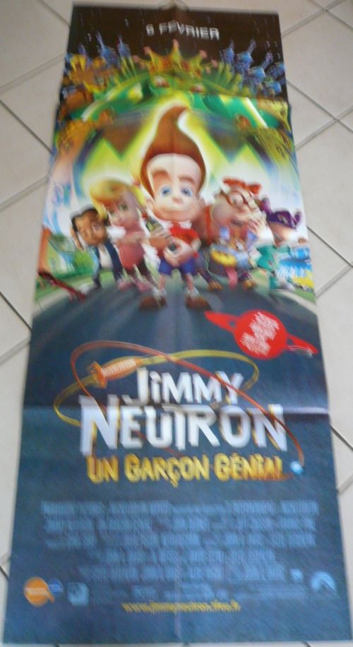 Jimmy Neutron AFFICHE CINEMA ORIGINALE État correct N/A reconditionné disponible sur Fnac