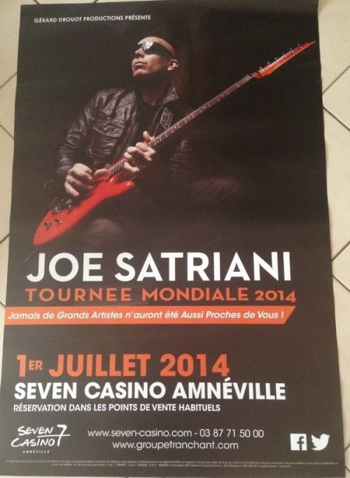 Joe Satriani - 80x120 cm - AFFICHE / POSTER État correct reconditionné disponible sur Fnac