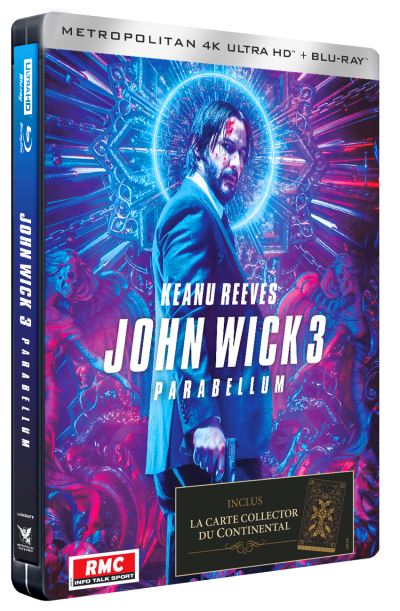 John Wick 3 Parabellum SteelBook® Edition Limitée Blu-ray 4K Ultra HD État correct reconditionné disponible sur Fnac