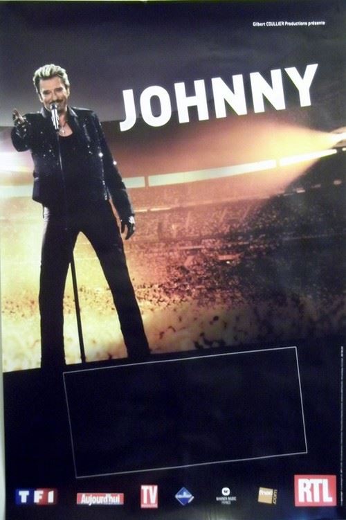 Johnny Hallyday - 40x60 cm - AFFICHE / POSTER État correct reconditionné disponible sur Fnac