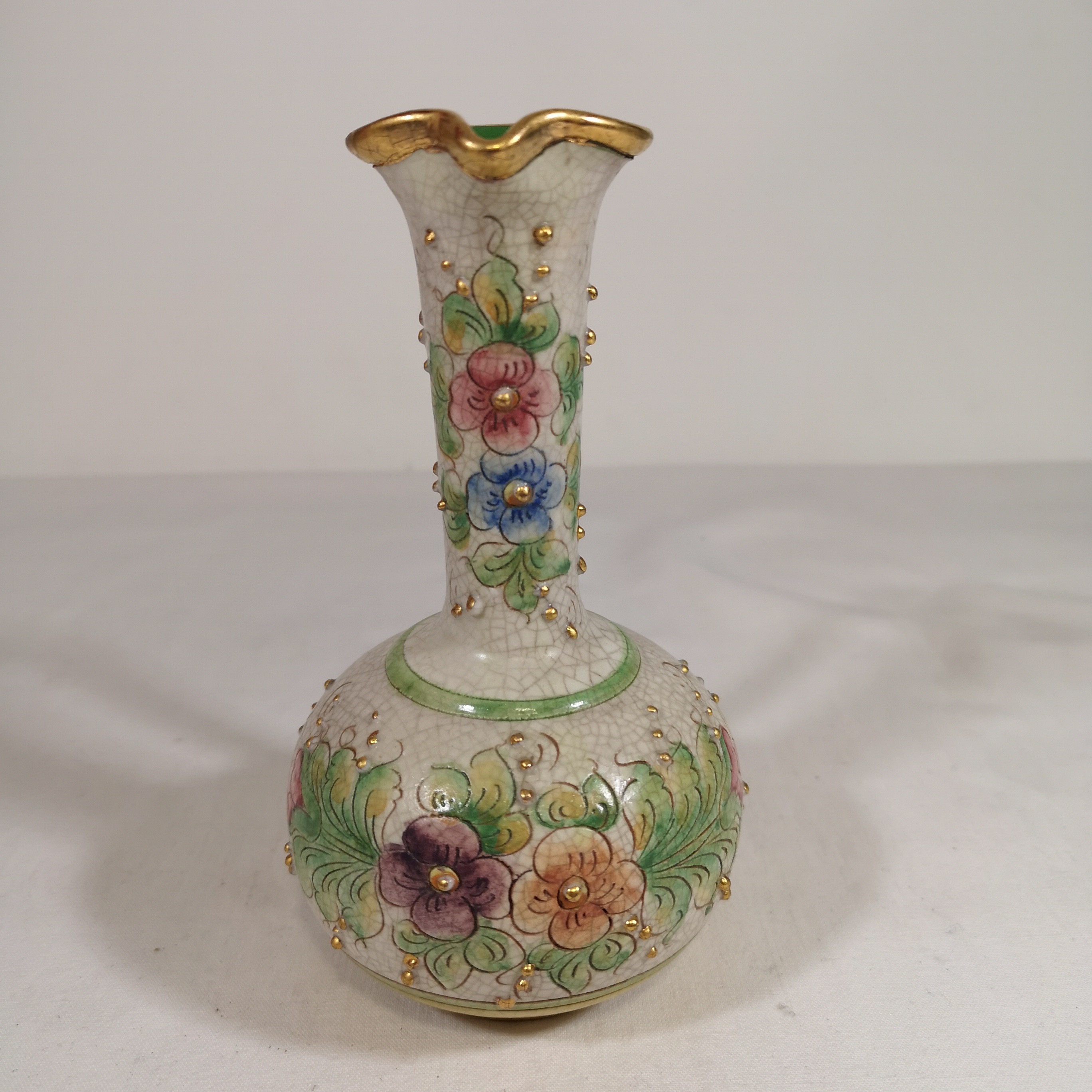 Voir photo 2 de Joli petit Vase italien en céramique Gialetti Joli petit Vase italien en céramique Gialetti Bon état reconditionné photo 2