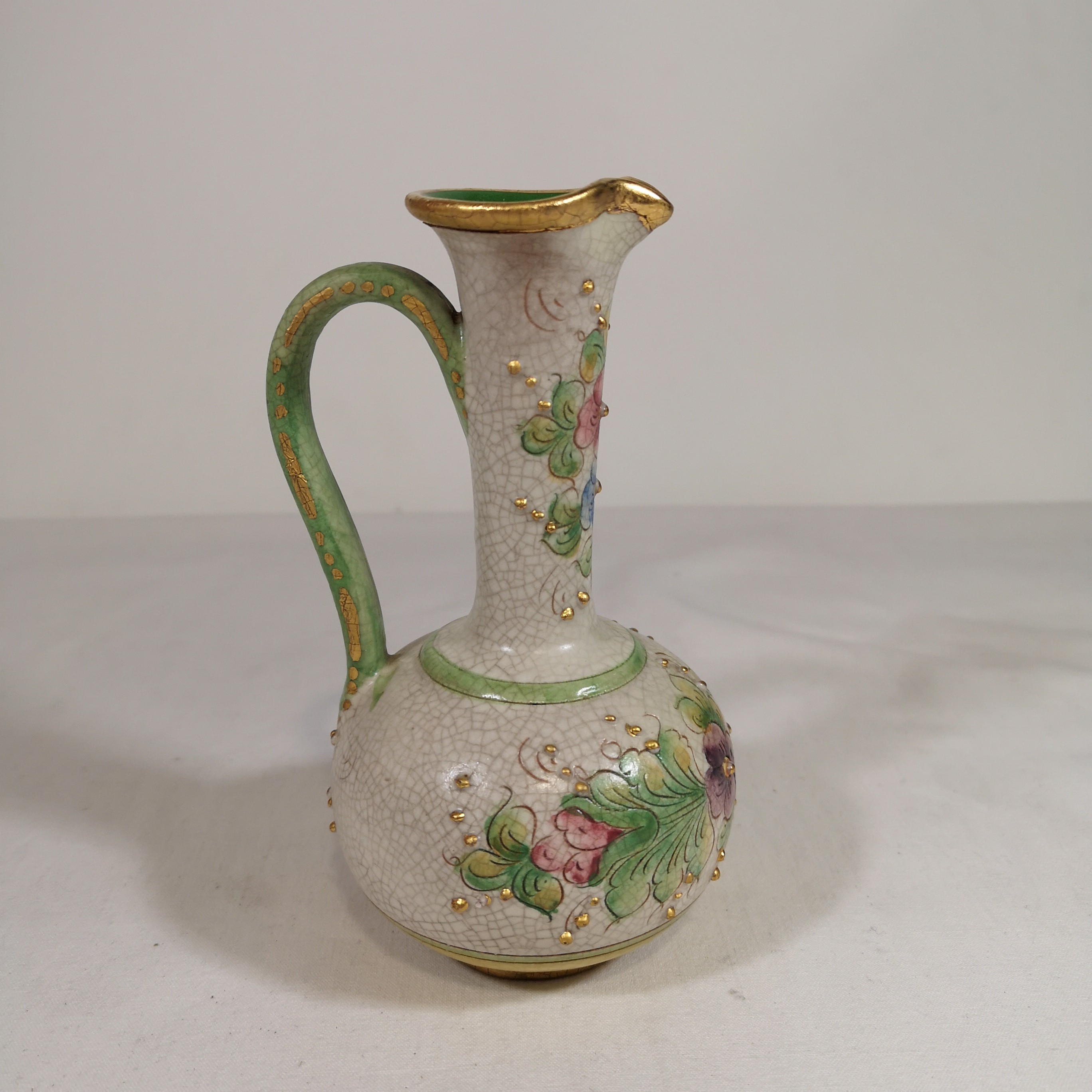 Voir photo 3 de Joli petit Vase italien en céramique Gialetti Joli petit Vase italien en céramique Gialetti Bon état reconditionné photo 3