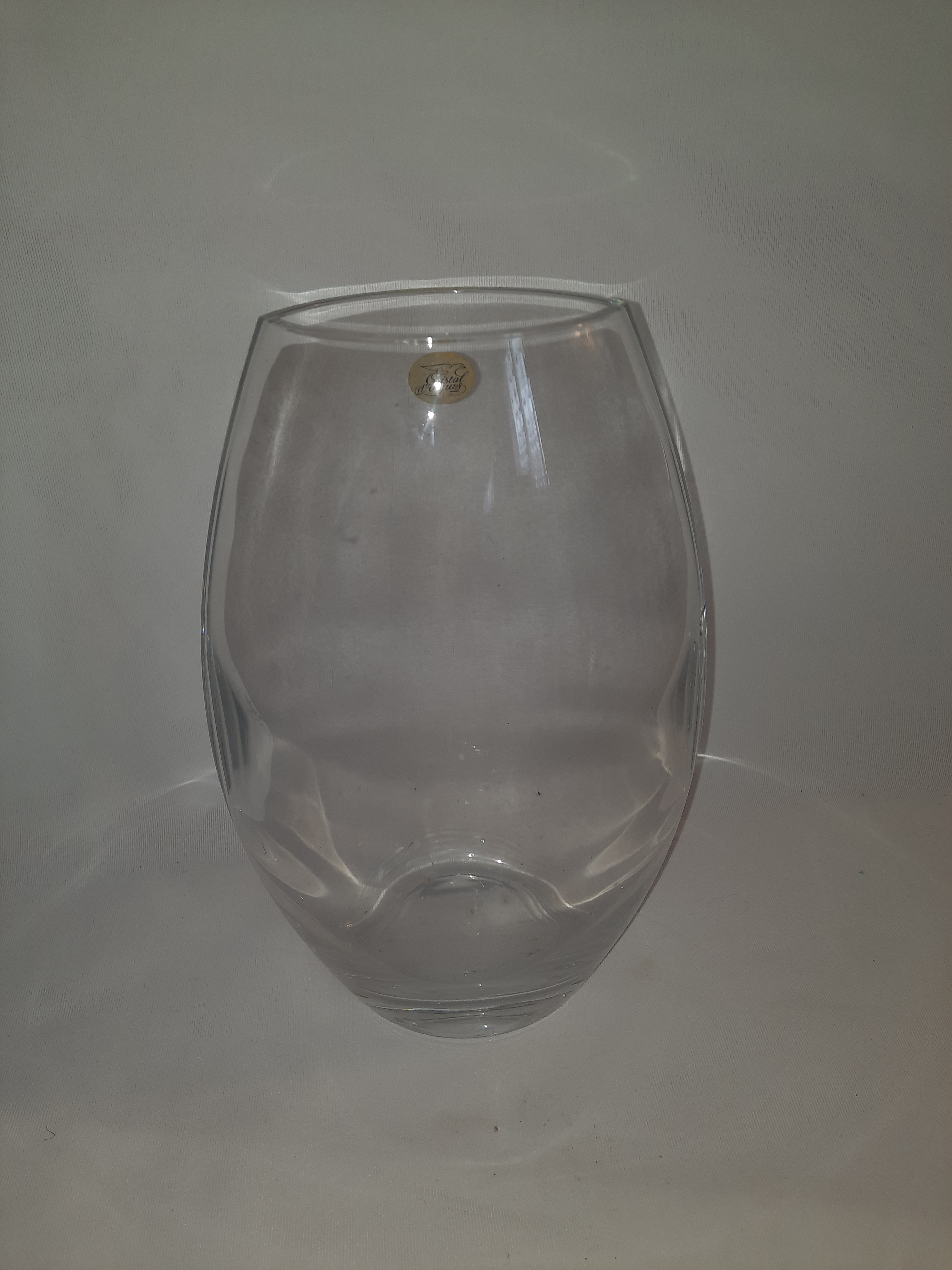 Voir photo 6 de Joli vase en cristal d’Arques Joli vase en cristal d’Arques État correct reconditionné photo 6