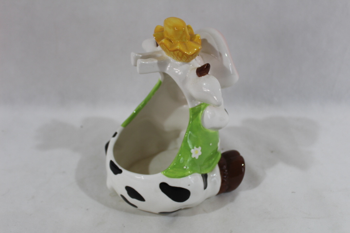Voir photo 2 de Jolie poterie vache toilette Jolie poterie vache toilette Très bon état reconditionné photo 2