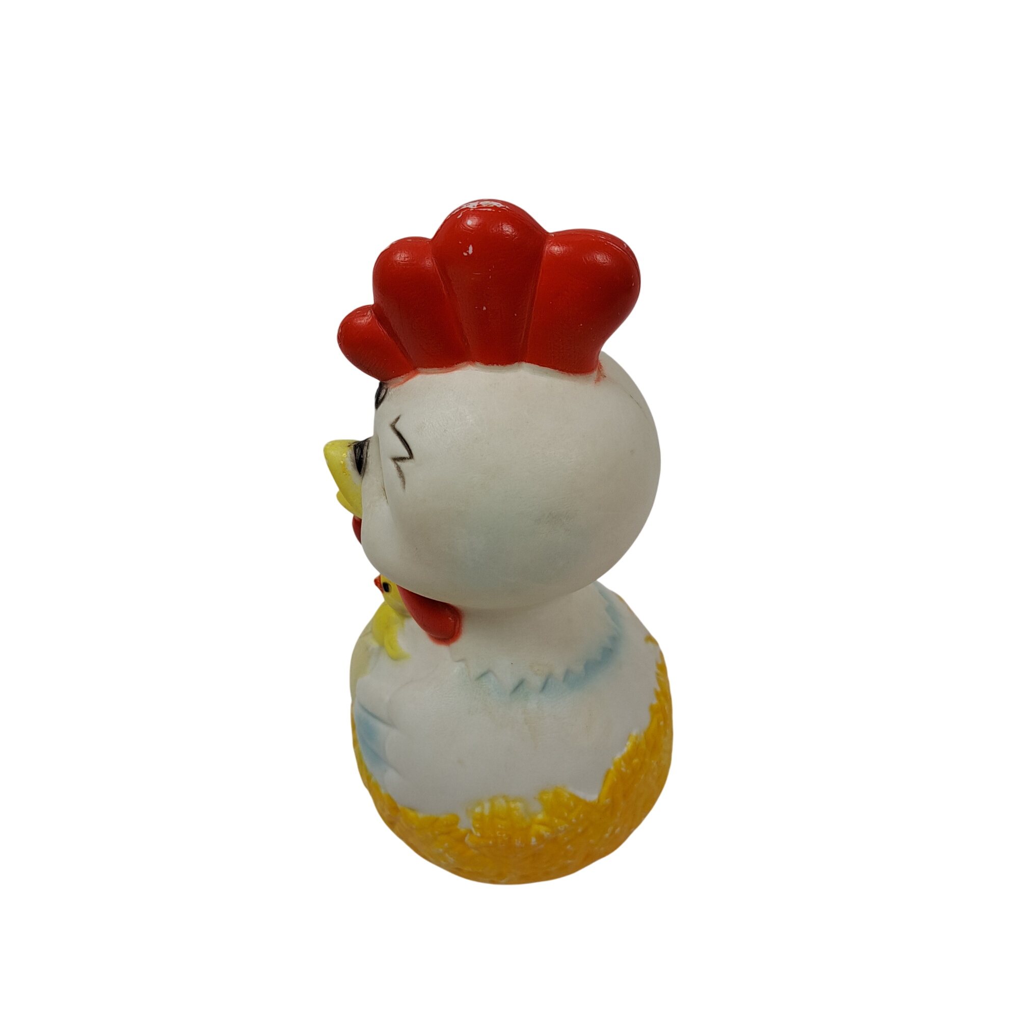 JOLIE POULETTE CULBUTO EN BAKELITE 1970 État correct - 15,00 € JOLIE POULETTE CULBUTO EN BAKELITE 1970 État correct reconditionné disponible sur Label Emmaüs