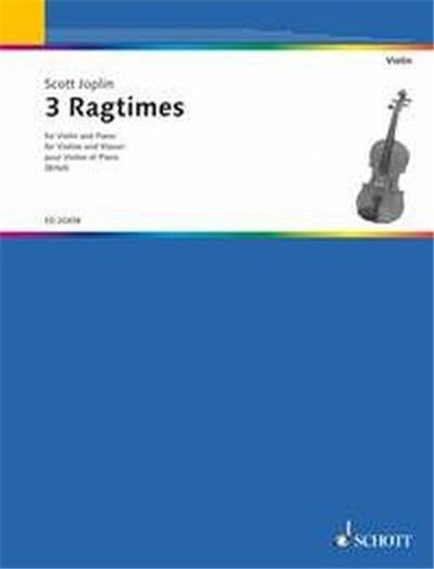 Joplin Scott Ragtimes (3) - Violon/Piano État correct Schott reconditionné disponible sur Fnac