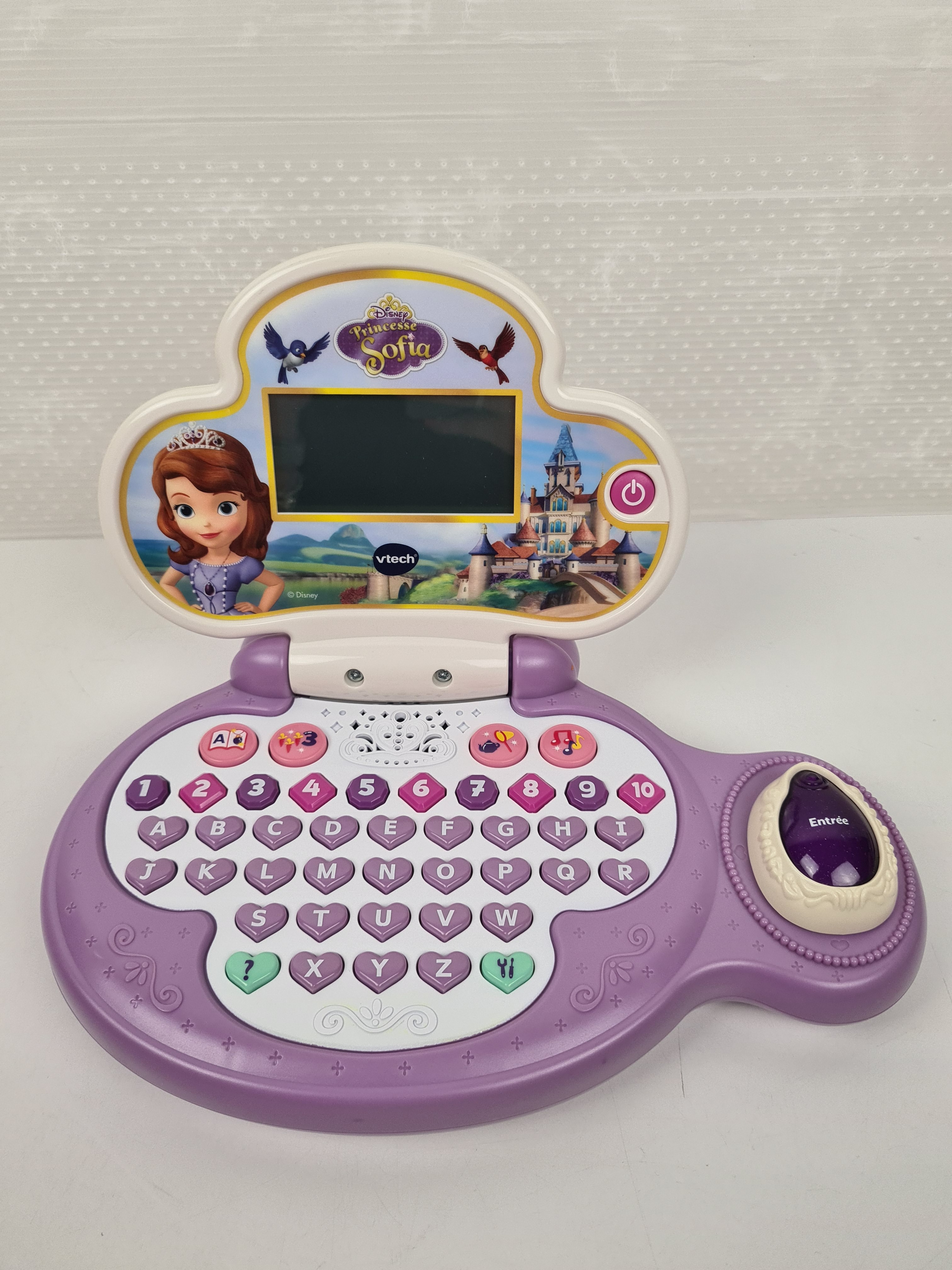 Voir photo 2 de Jouet 1er âge - ordinateur Princesse Sofia Disney - Vtech - 3 ans + Jouet 1er âge - ordinateur Princesse Sofia Disney - Vtech - 3 ans + Bon état reconditionné photo 2