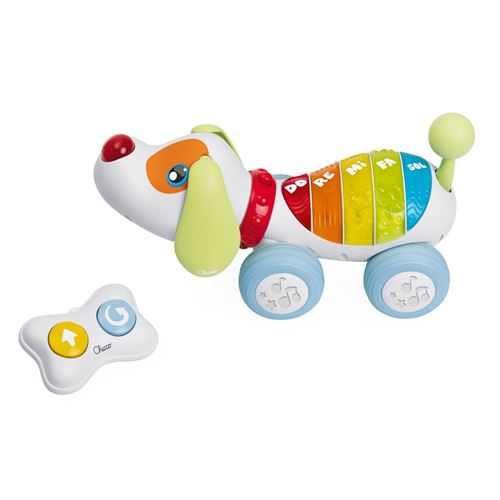 Jouet à pousser Chicco Chien Dog Ré Mi parlant radiocommandé État correct Chicco reconditionné disponible sur Fnac