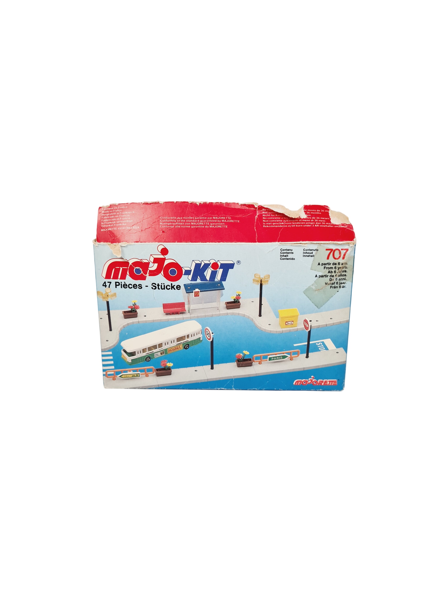 Jouet ancien - Majokit - L'arrêt de bus parisien - 1983 - Dès 6 ans Bon état - 30,00 € Jouet ancien - Majokit - L'arrêt de bus parisien - 1983 - Dès 6 ans Bon état reconditionné disponible sur Label Emmaüs
