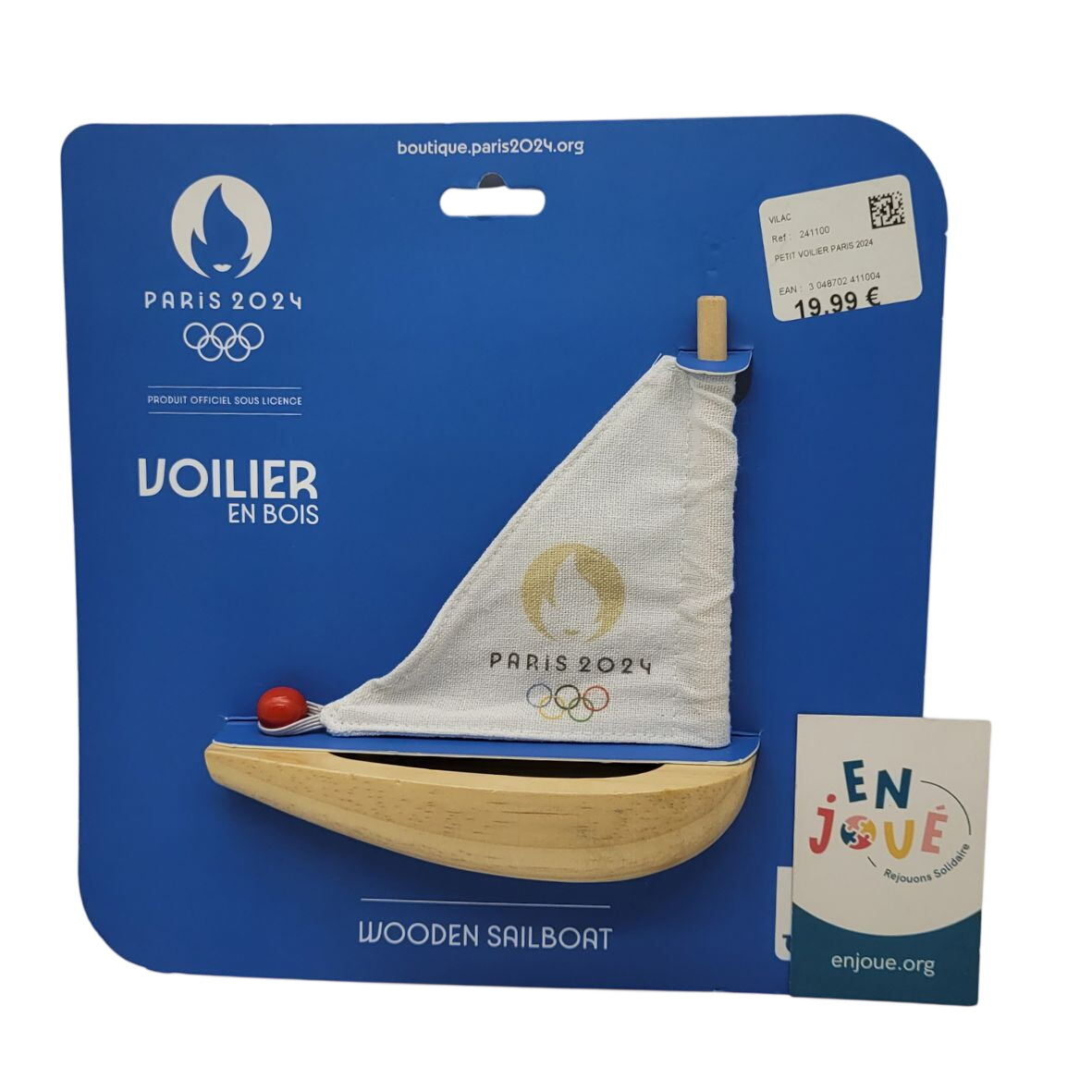 Acheter Jouet en bois - Petit Voilier Jeux Olympiques Paris 2024 Vilac. Bon état - 11,00 € Jouet en bois - Petit Voilier Jeux Olympiques Paris 2024 Vilac. Bon état reconditionné disponible sur Label Emmaüs
