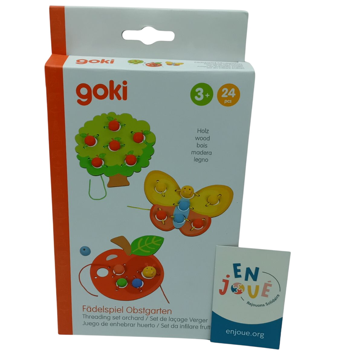 Acheter Jouet en bois - Set de lançage Verger - Goki - A partir de 3 ans. Parfait état - 11,00 € Jouet en bois - Set de lançage Verger - Goki - A partir de 3 ans. Parfait état reconditionné disponible sur Label Emmaüs