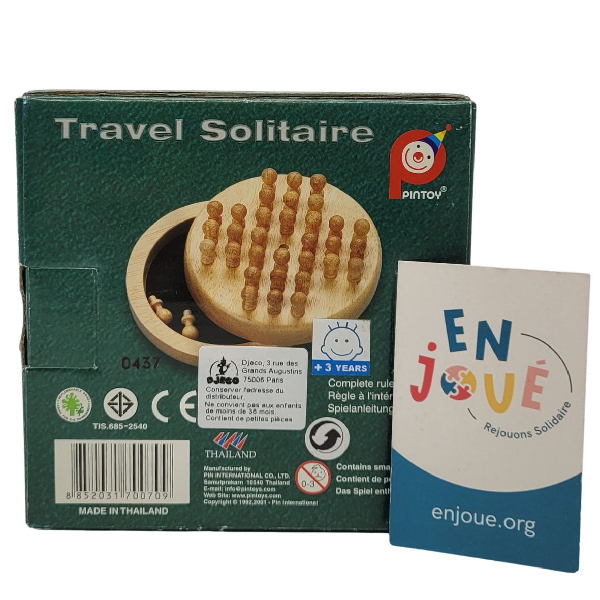 Voir photo 3 de Jouet en bois Travel Solitaire de voyage - Pintoy - Dès 7 ans. Jouet en bois Travel Solitaire de voyage - Pintoy - Dès 7 ans. Très bon état reconditionné photo 3