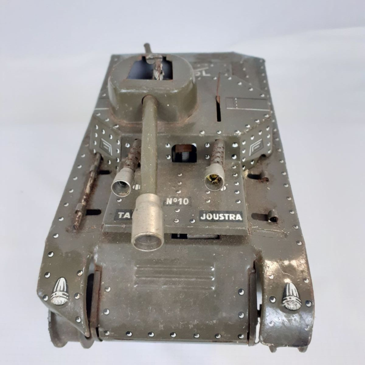 Voir photo 2 de Jouet Joustra - Tank Tchad - Vintage - Rare Jouet Joustra - Tank Tchad - Vintage - Rare Bon état reconditionné photo 2