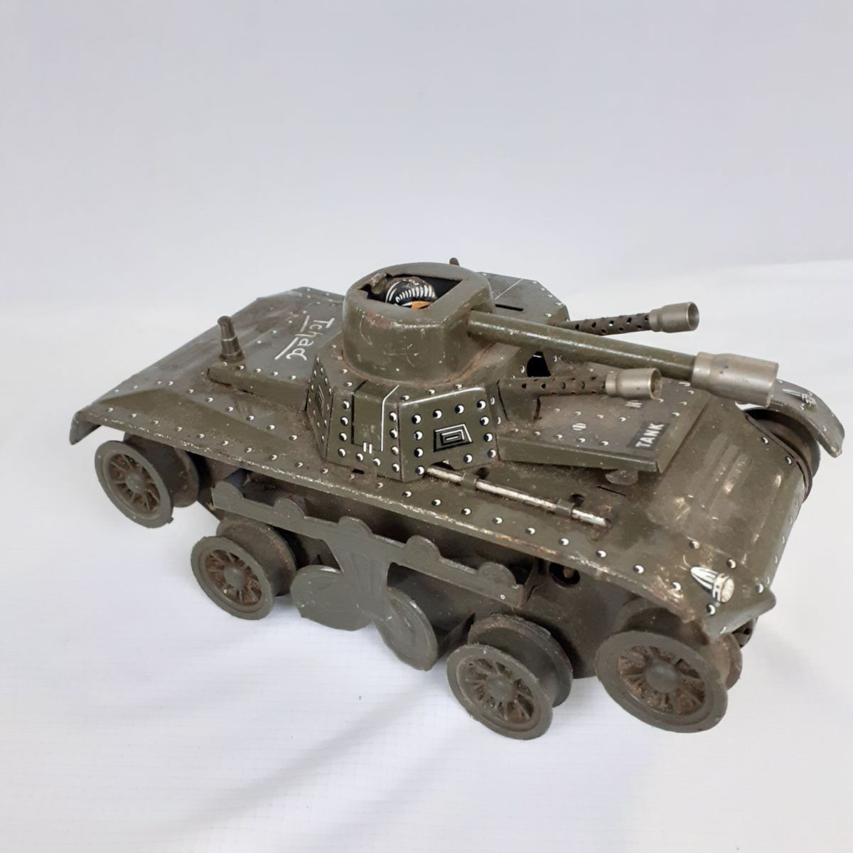Voir photo 3 de Jouet Joustra - Tank Tchad - Vintage - Rare Jouet Joustra - Tank Tchad - Vintage - Rare Bon état reconditionné photo 3