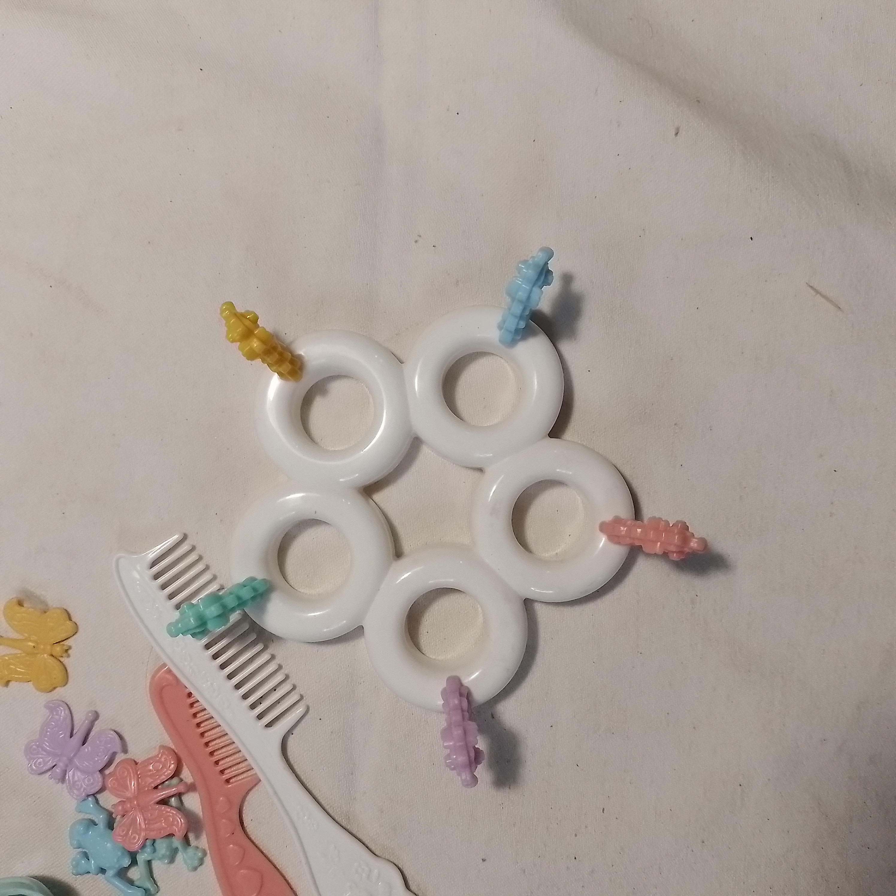 Voir photo 5 de Jouet Le Quints, "les 5 petits coeurs" de TYCO, PIPO, vintage Jouet Le Quints, "les 5 petits coeurs" de TYCO, PIPO, vintage Bon état reconditionné photo 5