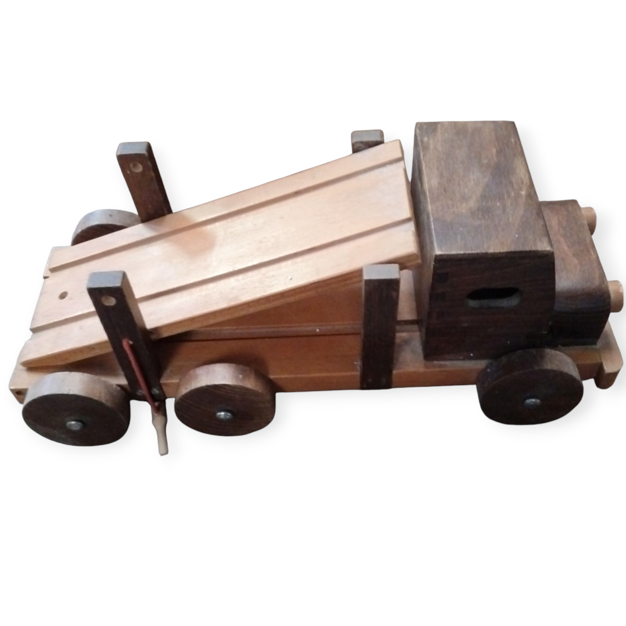 Voir photo 5 de Jouet Vintage en bois Camion et voiture Jouet Vintage en bois Camion et voiture Très bon état reconditionné photo 5