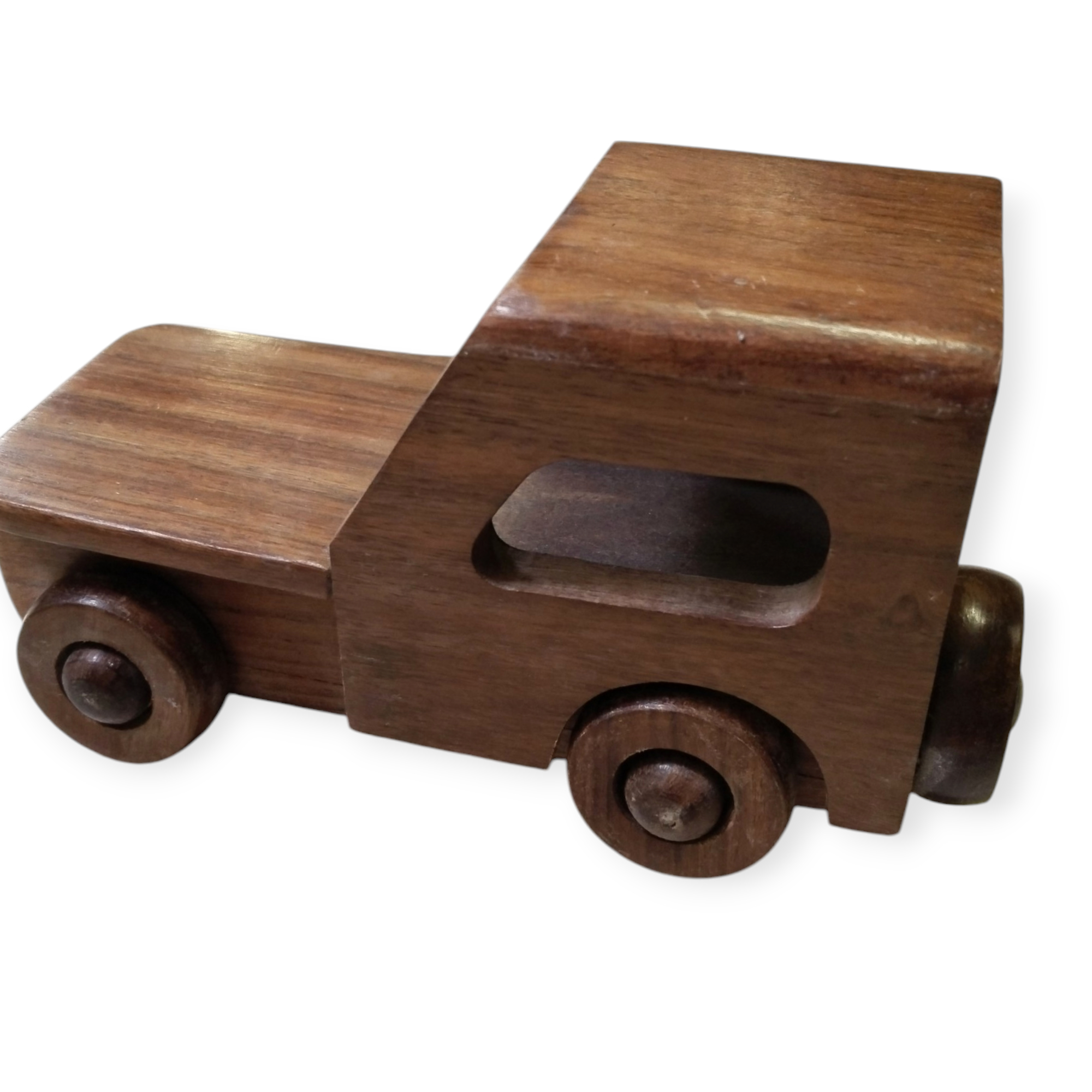 Voir photo 7 de Jouet Vintage en bois Camion et voiture Jouet Vintage en bois Camion et voiture Très bon état reconditionné photo 7