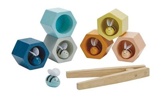 Jouets en bois Plantoys Nid d'abeilles couleurs tendres État correct reconditionné disponible sur Fnac