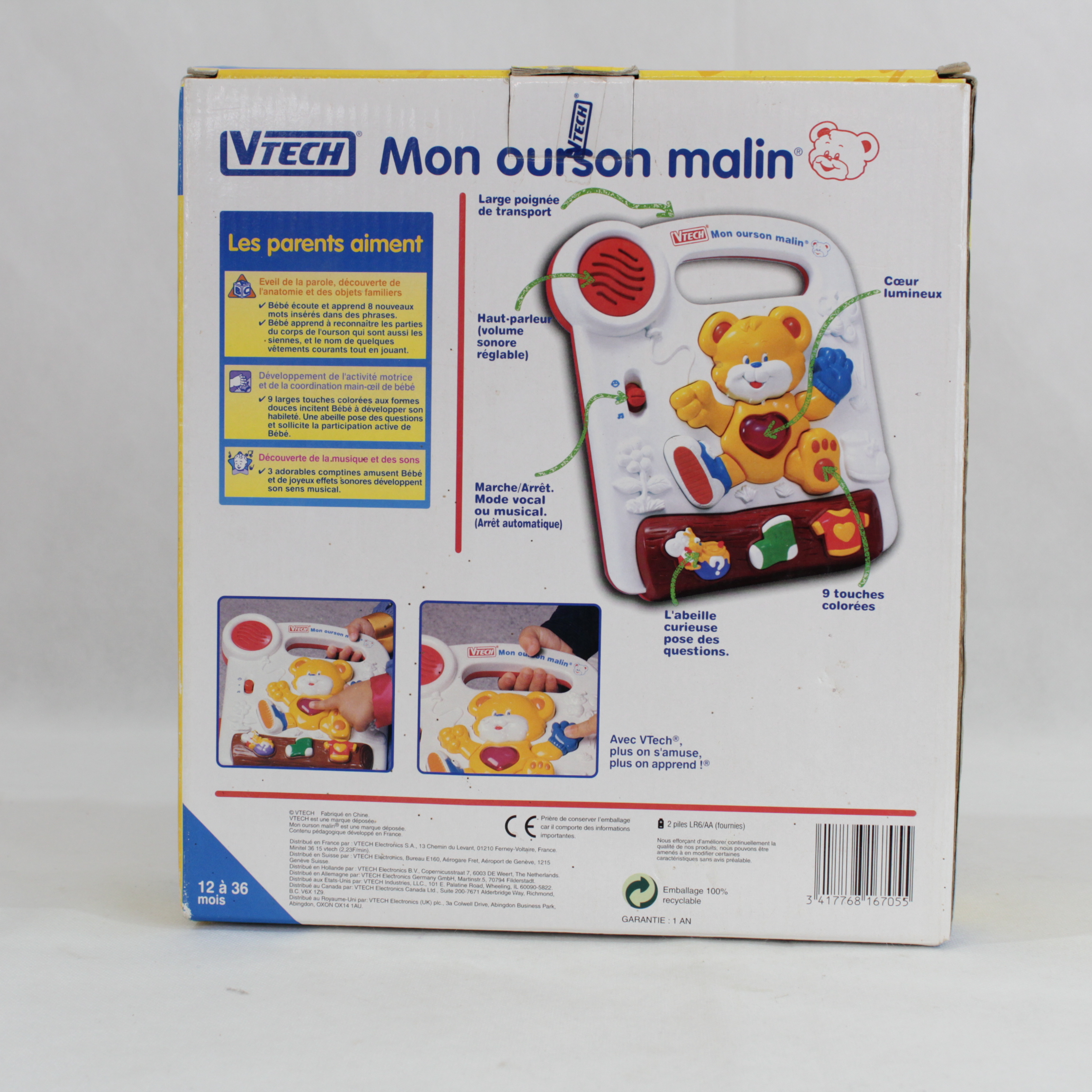 Voir photo 3 de Jouets Mon ourson Malin- Vtech Jouets Mon ourson Malin- Vtech État correct reconditionné photo 3