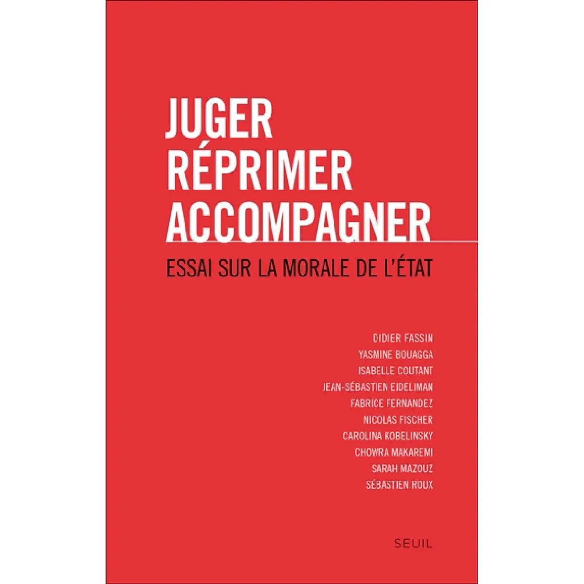 Acheter Juger, réprimer, accompagner : essai sur la morale de l'Etat État correct - 19,44 € Juger, réprimer, accompagner : essai sur la morale de l'Etat État correct N/A (Il ne s'agit pas d'une marque reconditionné disponible sur Rue du Commerce Seconde Vie
