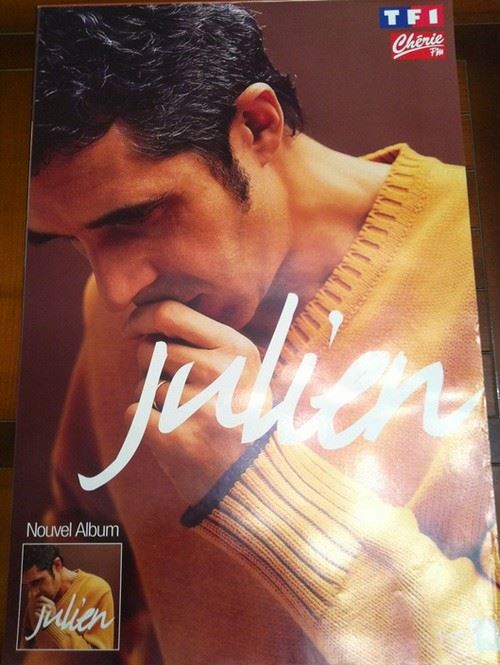 Julien CLERC - 40x60 cm - AFFICHE / POSTER État correct reconditionné disponible sur Fnac