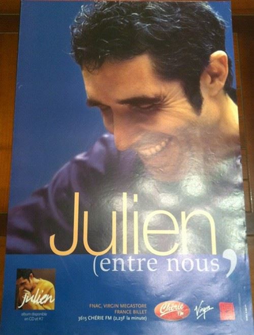 Julien CLERC - 40x60 cm - AFFICHE / POSTER État correct reconditionné disponible sur Fnac