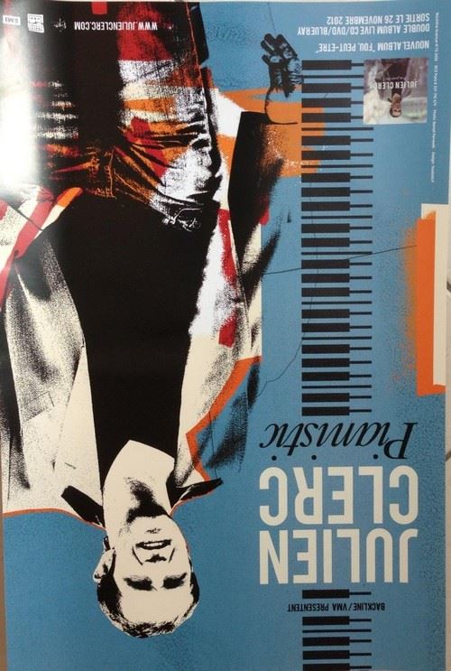 Julien CLerc - 80x120 cm - AFFICHE / POSTER État correct reconditionné disponible sur Fnac