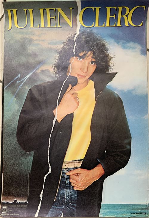 Julien CLERC - Pathé Marconi PROMOTIONELLE - 40x60cm - Affiche État correct N/A reconditionné disponible sur Fnac