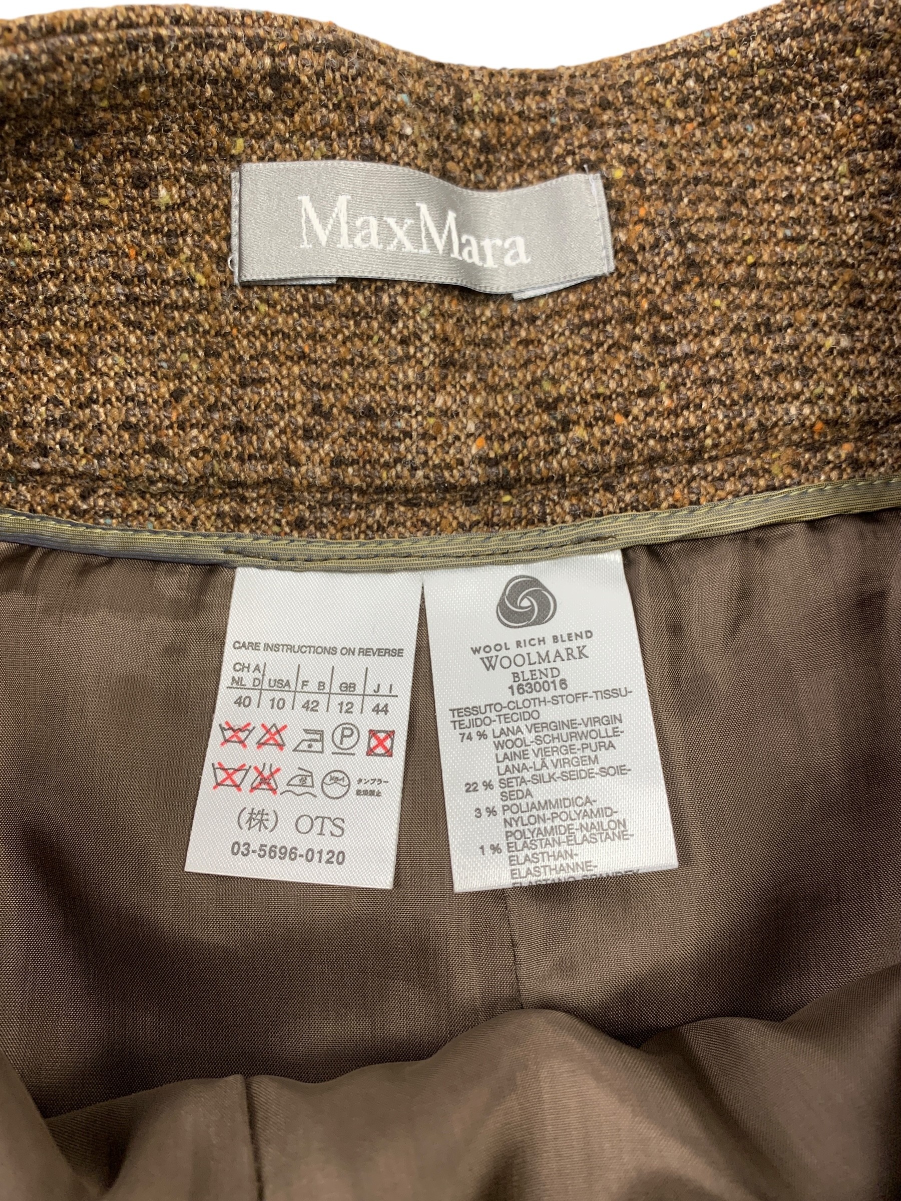 Voir photo 5 de Jupe en laine, Max Mara, Taille 40 Jupe en laine, Max Mara, Taille 40 Très bon état reconditionné photo 5
