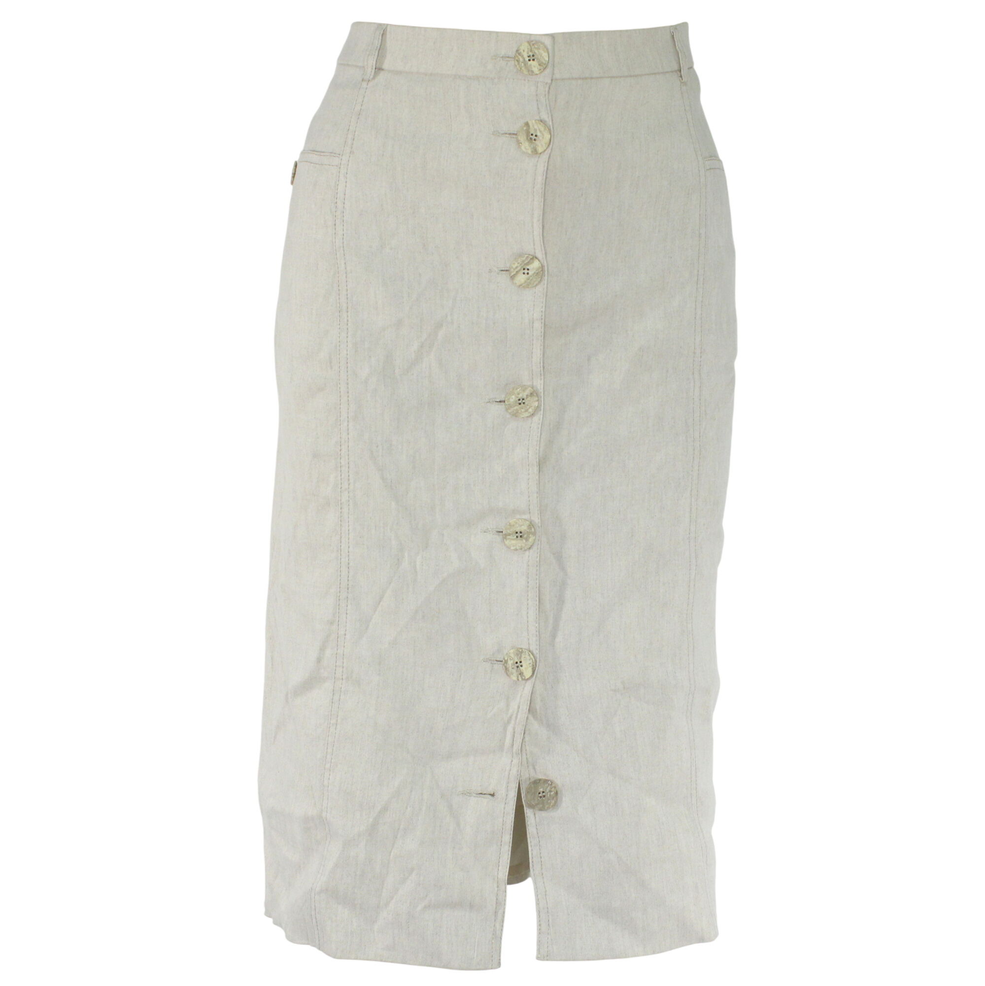 Acheter Jupe Mi Longue Ecru PAUPORTE Taille 4 Très bon état - 11,50 € Jupe Mi Longue Ecru PAUPORTE Taille 4 Très bon état reconditionné disponible sur Label Emmaüs