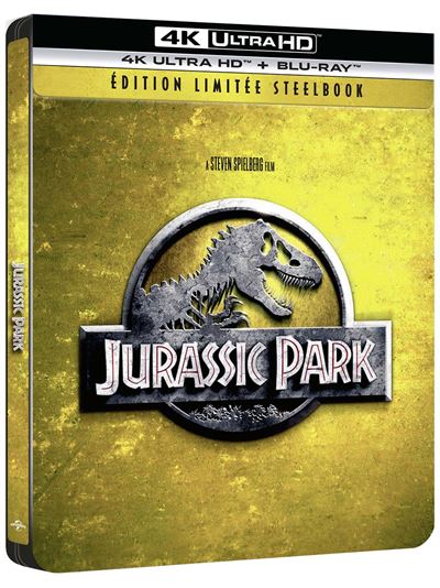 Jurassic Park SteelBook® Blu-ray 4K Ultra HD État correct reconditionné disponible sur Fnac