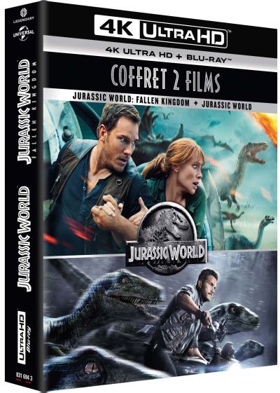 Jurassic World 1 et 2 Blu-ray 4K Ultra HD État correct - 31,41 € Jurassic World 1 et 2 Blu-ray 4K Ultra HD État correct reconditionné disponible sur Fnac