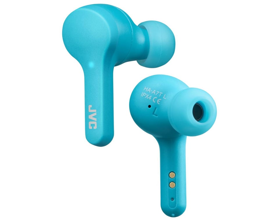 JVC HA-A7T-AN Casque True Wireless Stereo (TWS) Ecouteurs Appels/Musique Micro-USB Bluetooth Bleu - Très bon état Très bon état JVC reconditionné disponible sur Pixmania