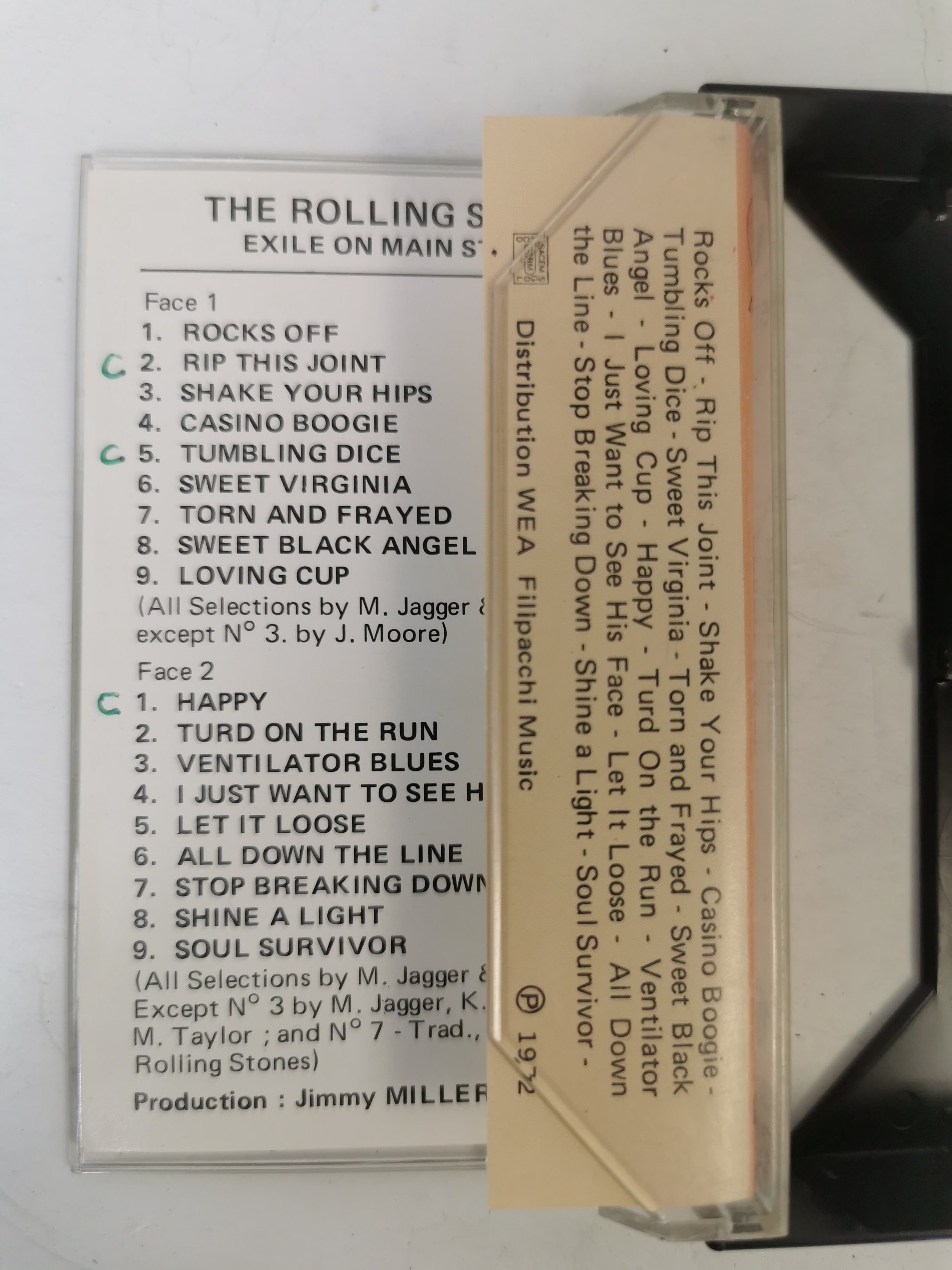 Voir photo 4 de K7 The Rolling Stones "Exile on main street" édition original 1972 # K7 The Rolling Stones "Exile on main street" édition original 1972 # Très bon état reconditionné photo 4