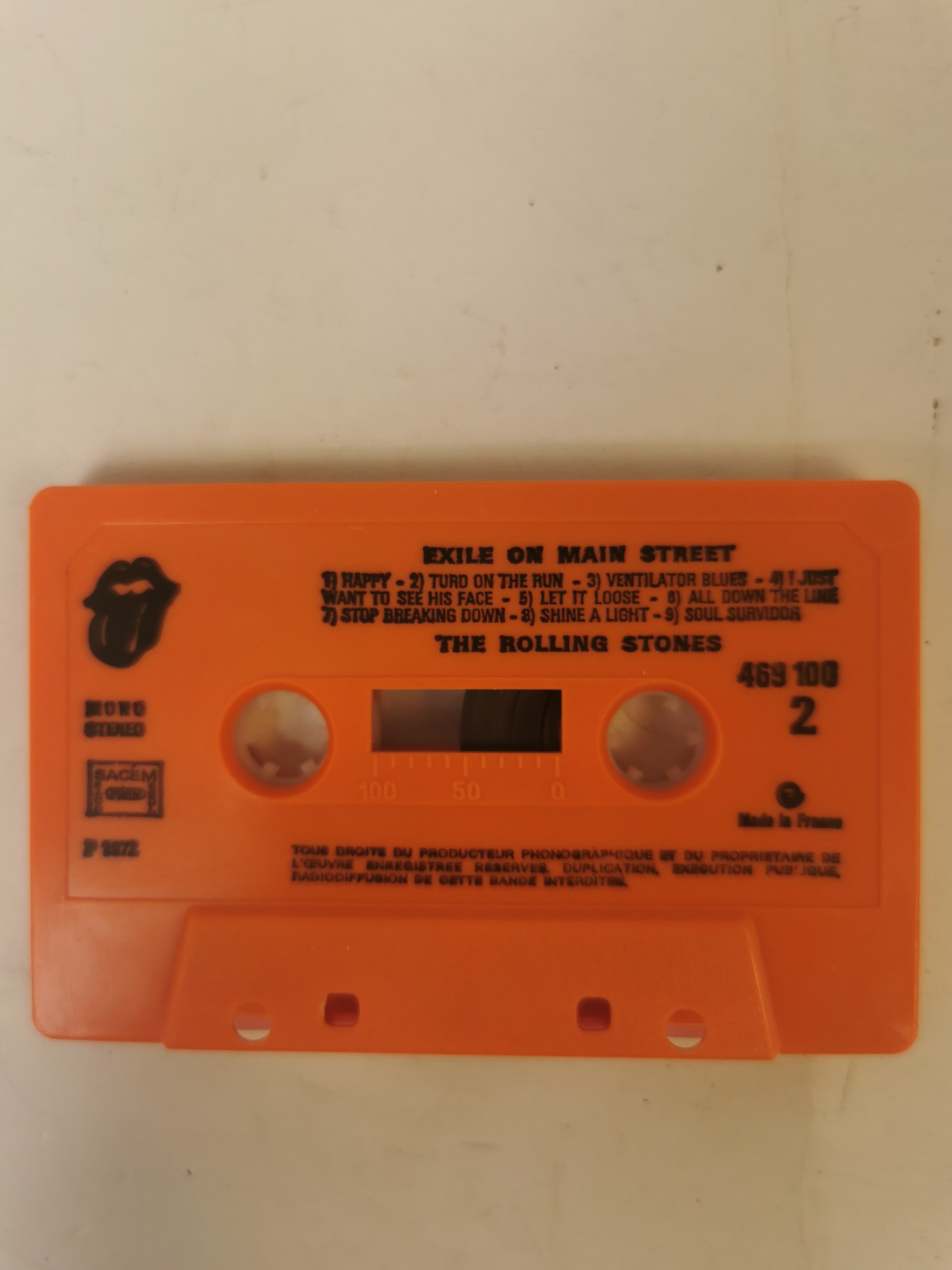 Voir photo 6 de K7 The Rolling Stones "Exile on main street" édition original 1972 # K7 The Rolling Stones "Exile on main street" édition original 1972 # Très bon état reconditionné photo 6