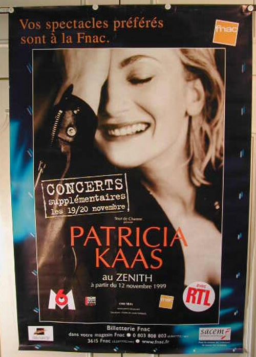 Kaas Patricia - 80x120 cm - AFFICHE / POSTER État correct N/A reconditionné disponible sur Fnac