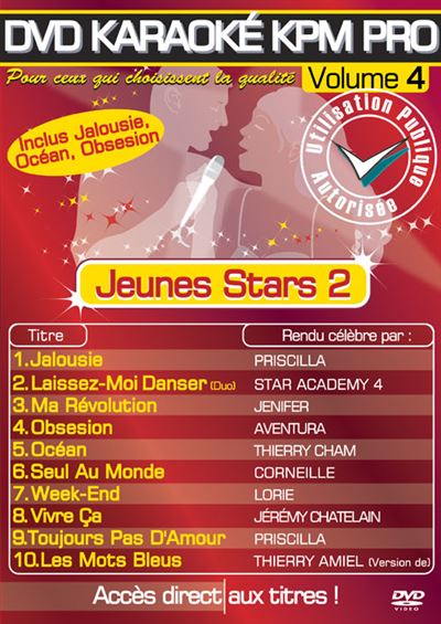 Acheter Karaoké KPM pro volume 4 - Jeunes stars 2 État correct - 11,33 € Karaoké KPM pro volume 4 - Jeunes stars 2 État correct reconditionné disponible sur Fnac