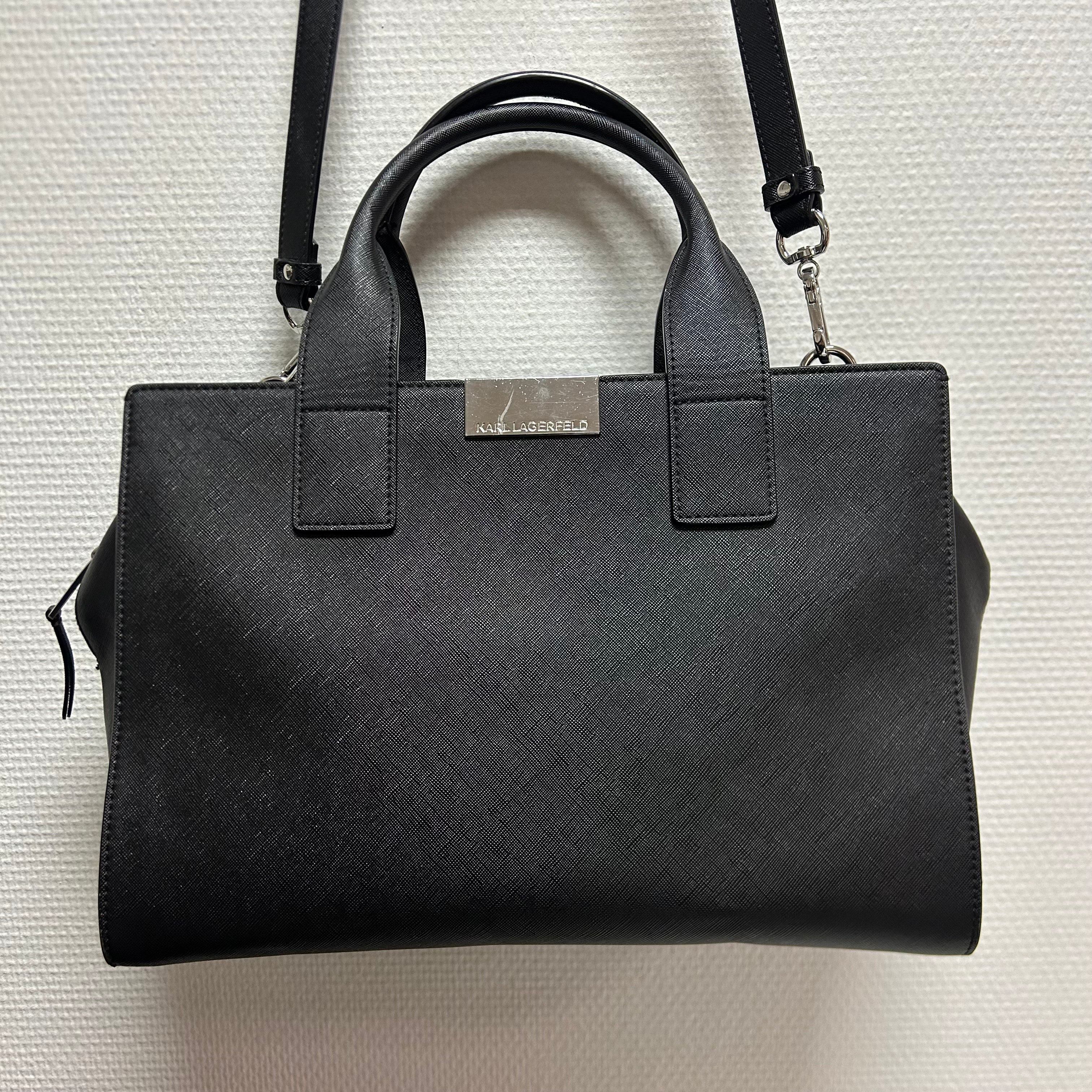 Voir photo 3 de Karl Lagerfeld - Sac à main - Cuir noir Karl Lagerfeld - Sac à main - Cuir noir Très bon état reconditionné photo 3