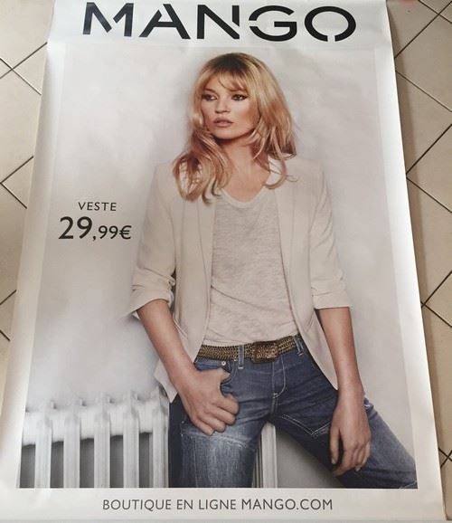Kate MOSS - 120x175 cm - AFFICHE / POSTER État correct N/A reconditionné disponible sur Fnac