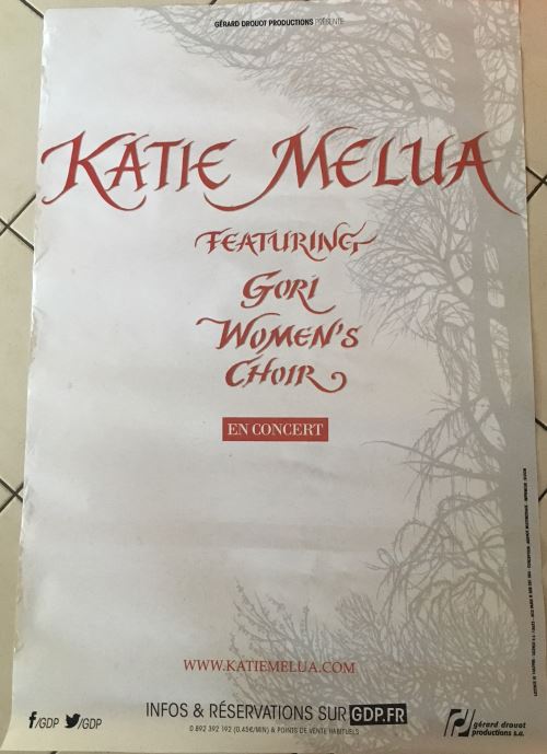Acheter Katie MELUA & Gori Women's Choir - AFFICHE État correct - 17,99 € Katie MELUA & Gori Women's Choir - AFFICHE État correct N/A reconditionné disponible sur Fnac
