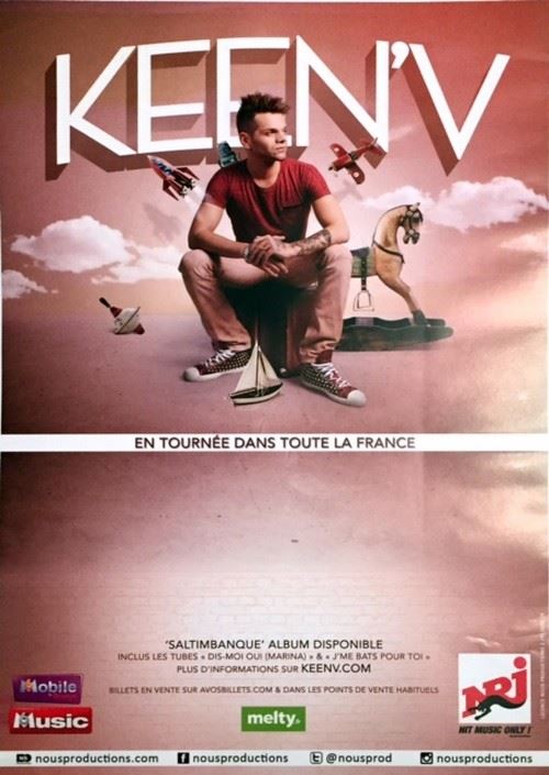 Keen'v - 40x60 cm - AFFICHE / POSTER État correct N/A reconditionné disponible sur Fnac
