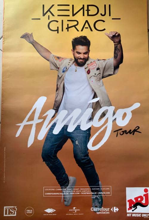 Kendji GIRAC - Amigo Tour 2019 - AFFICHE État correct N/A reconditionné disponible sur Fnac