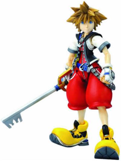 KINDGDOM HEARTS - Play Arts Action Figure SORA (vol 1.) État correct Square Enix reconditionné disponible sur Fnac